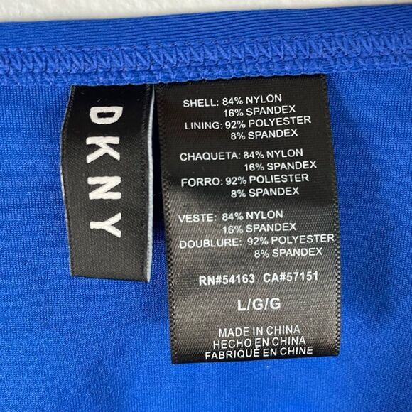 NWOT DKNY Blue Bikini Bottoms Size L - Picture 4 of 4